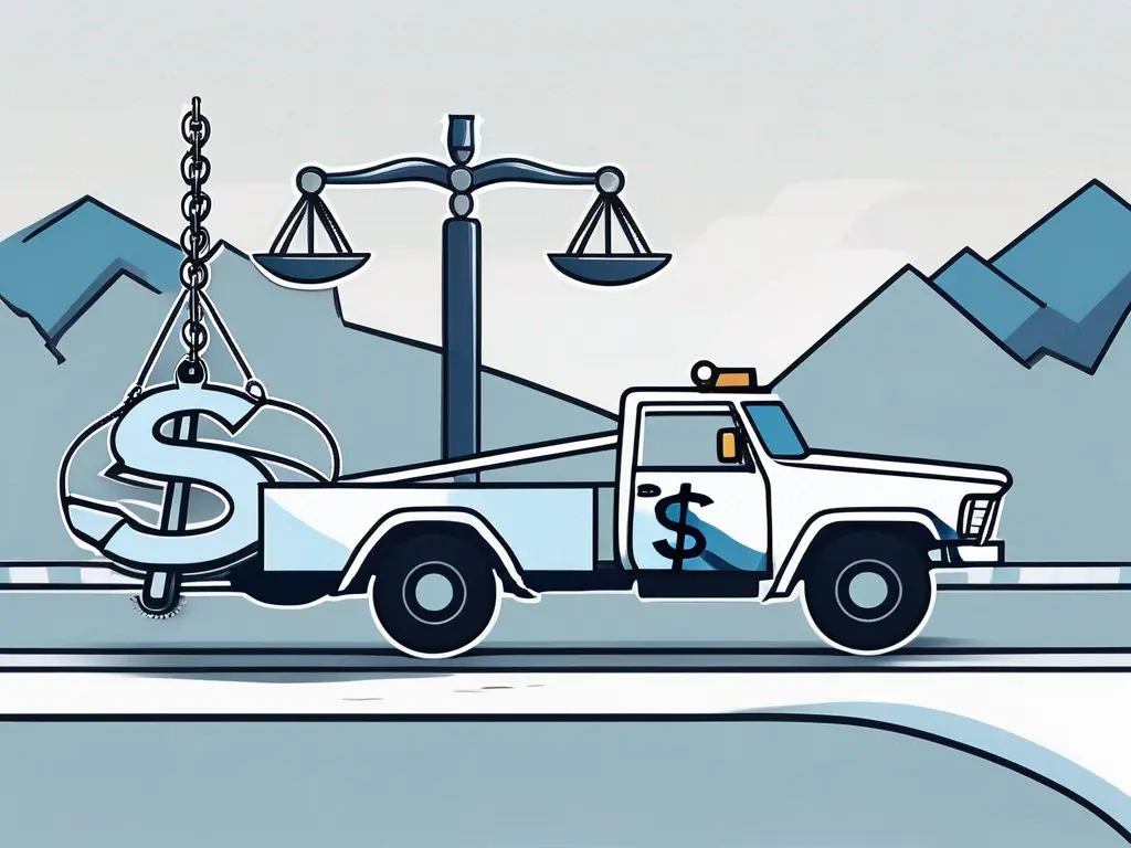 The Economics of Long Distance Towing: Costs vs. Benefits 2 A tow truck pulling a car on a long