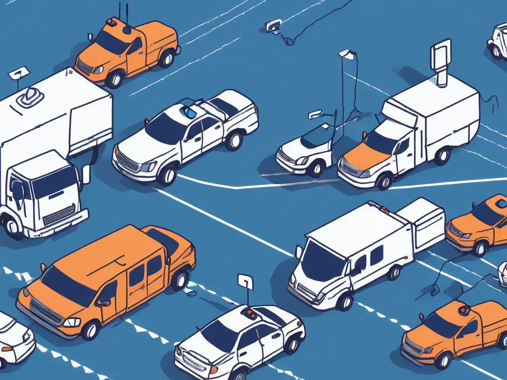 How to Ensure Continuous Communication During a Long Distance Tow 2 A tow truck in the foreground