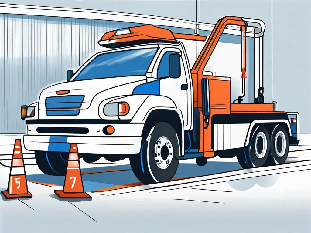 How Towing Vehicles Are Inspected for Safety: A Detailed Look 2 A towing vehicle undergoing safety inspection