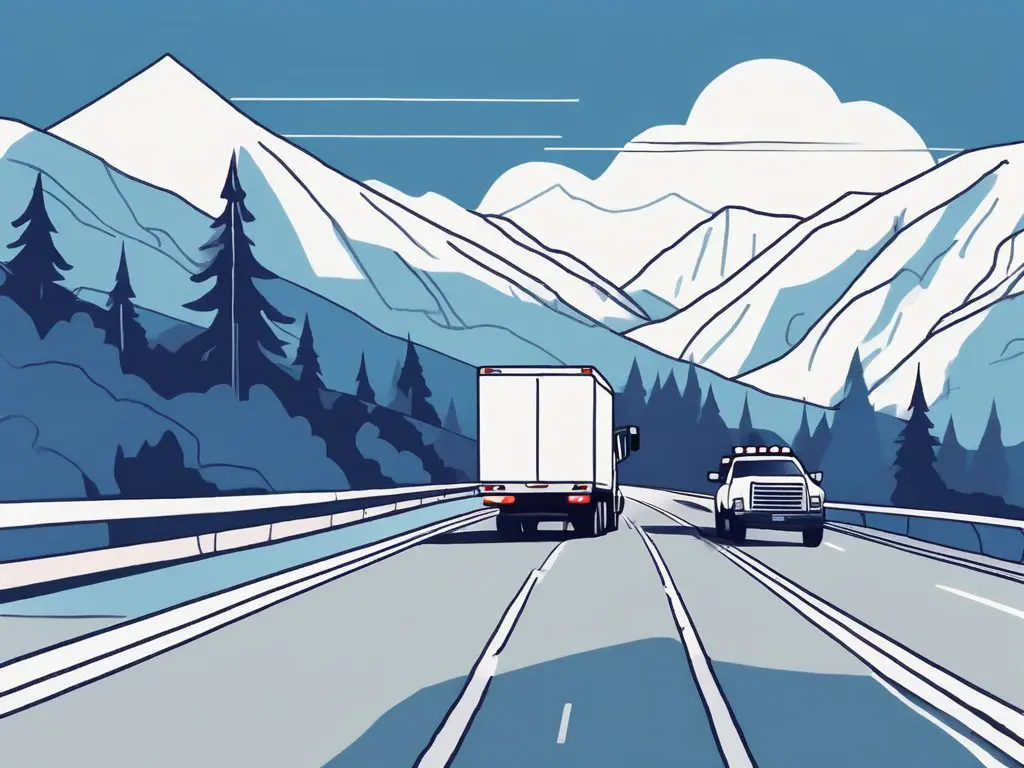 Case Study: How Long Distance Towing Saved My Cross-Country Move 2 A long-distance tow truck on a highway