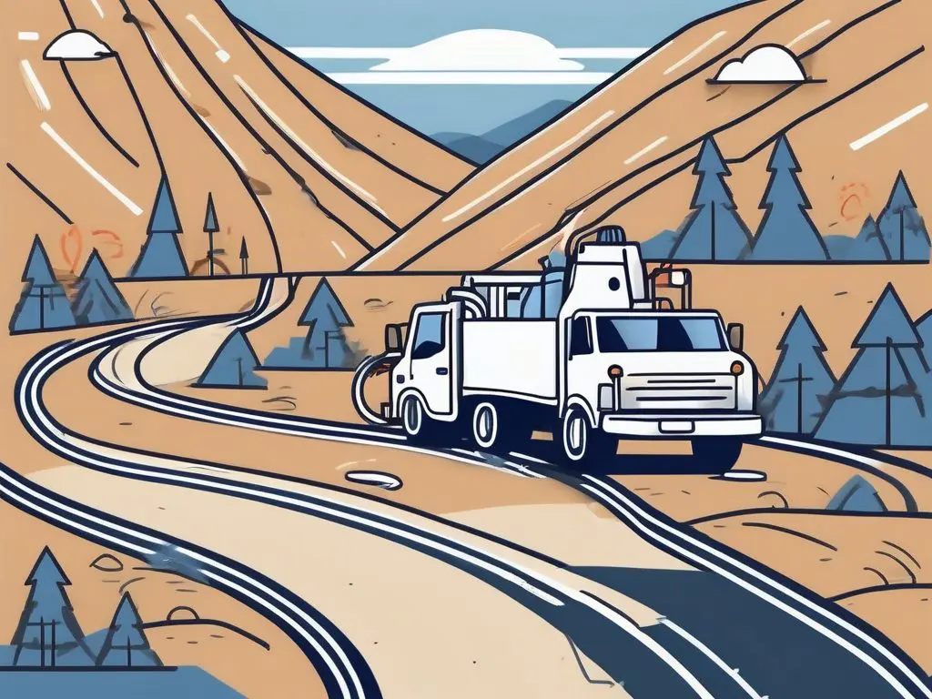 How to Handle Roadside Emergencies During Long Distance Towing 2 A tow truck on a long