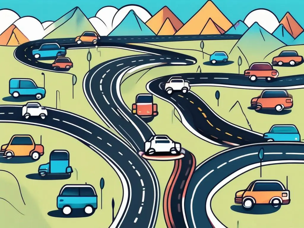 The Best Apps for Long Distance Towing 2 A smartphone displaying various colorful app icons related to towing
