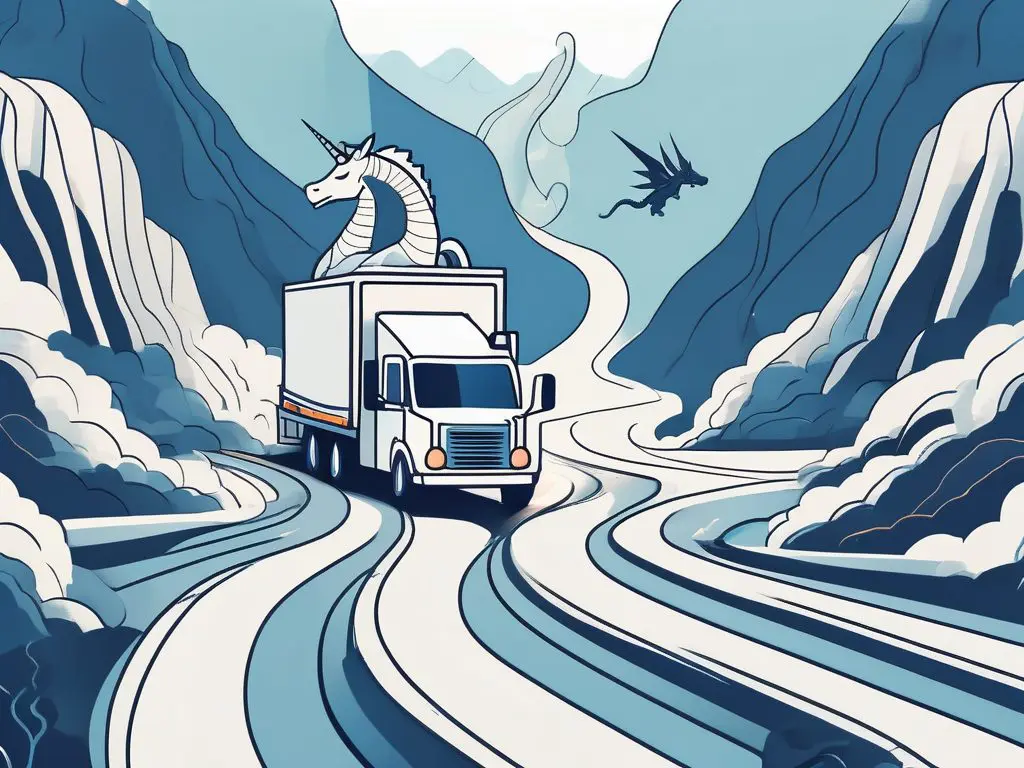 Top Myths About Long Distance Towing Debunked 2 A tow truck on a long