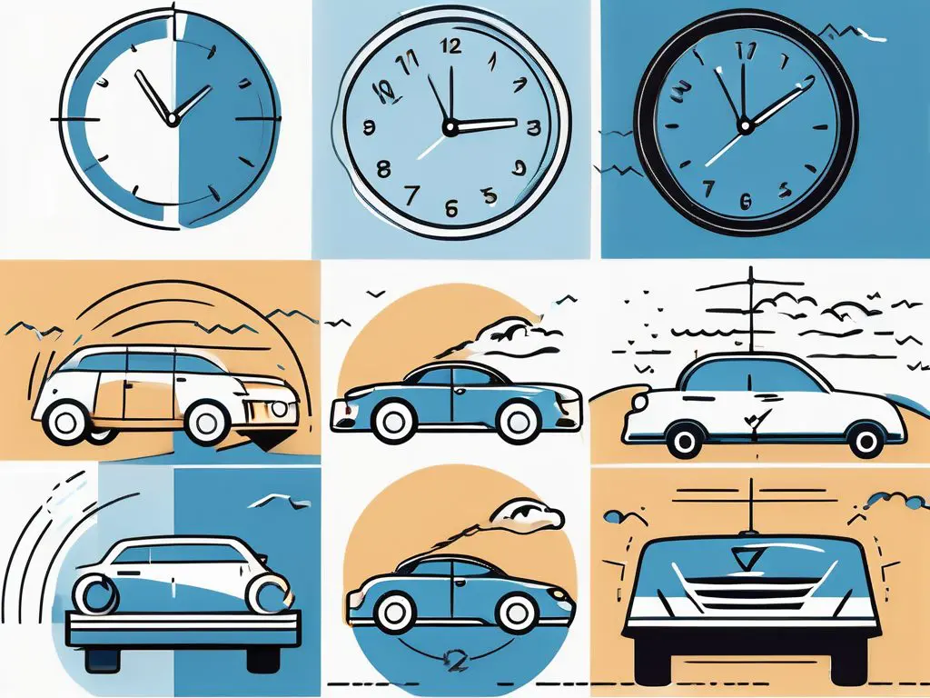 How to Choose the Best Time for Car Shipping 2 A calendar with various weather symbols on different dates