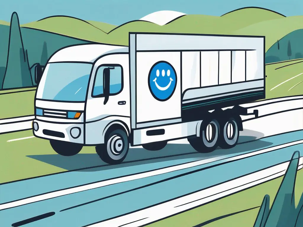 The Best Practices for Customer Satisfaction in Auto Transport 2 A pristine auto transport truck on a smooth road