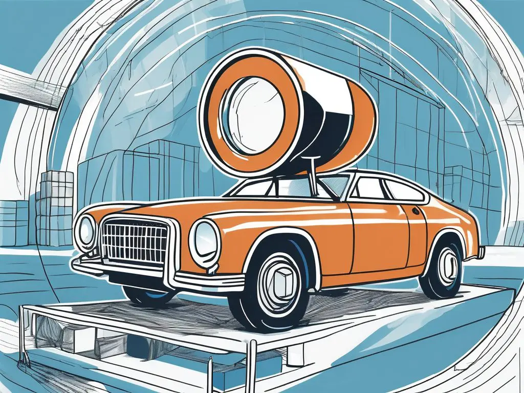 How to Get Accurate Car Shipping Quotes 2 A car on a large scale with a magnifying glass over it