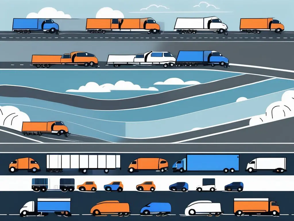 Comparing Open vs. Enclosed Auto Transport: Which is Best? 2 An open and enclosed auto transport truck side by side on a road