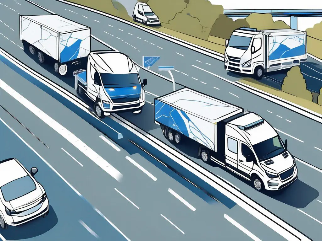 The role of technology in modern long distance towing services 2 An advanced towing vehicle equipped with high-tech navigation and communication systems