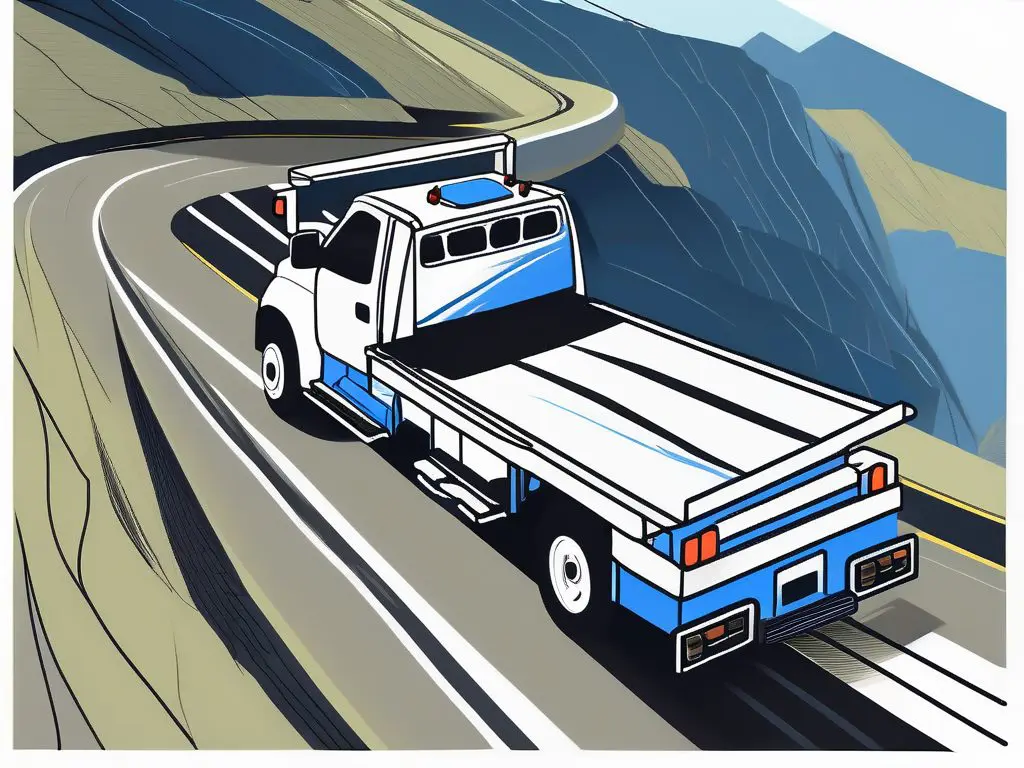 Top 5 Reasons to Use Professional Long-Distance Towing Services 2 A powerful tow truck in action