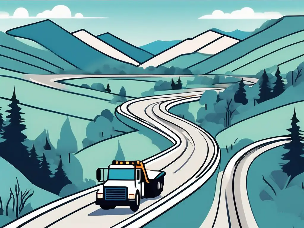 7 Tips to Save Money on Long-Distance Towing Services 2 A tow truck in a scenic landscape