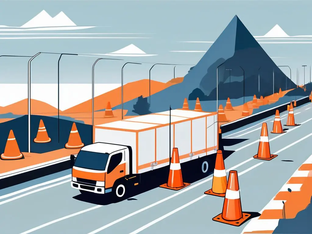 Ensuring Vehicle Safety During Long-Distance Transport 5 A secure vehicle being loaded onto a transport truck