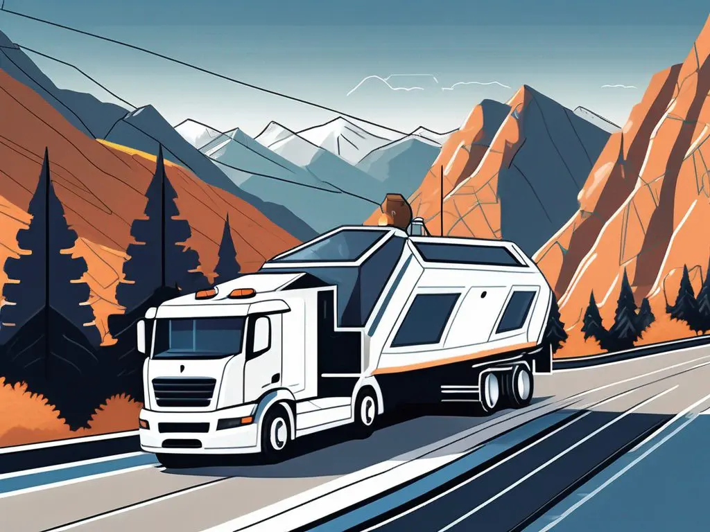 How Technology Is Revolutionizing Long-Distance Towing 2 A modern tow truck equipped with advanced technology
