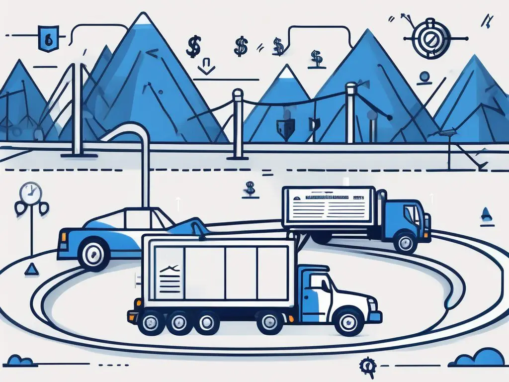 How to read and understand long-distance towing contracts 2 An open contract document with a towing truck and a long road stretching into the distance
