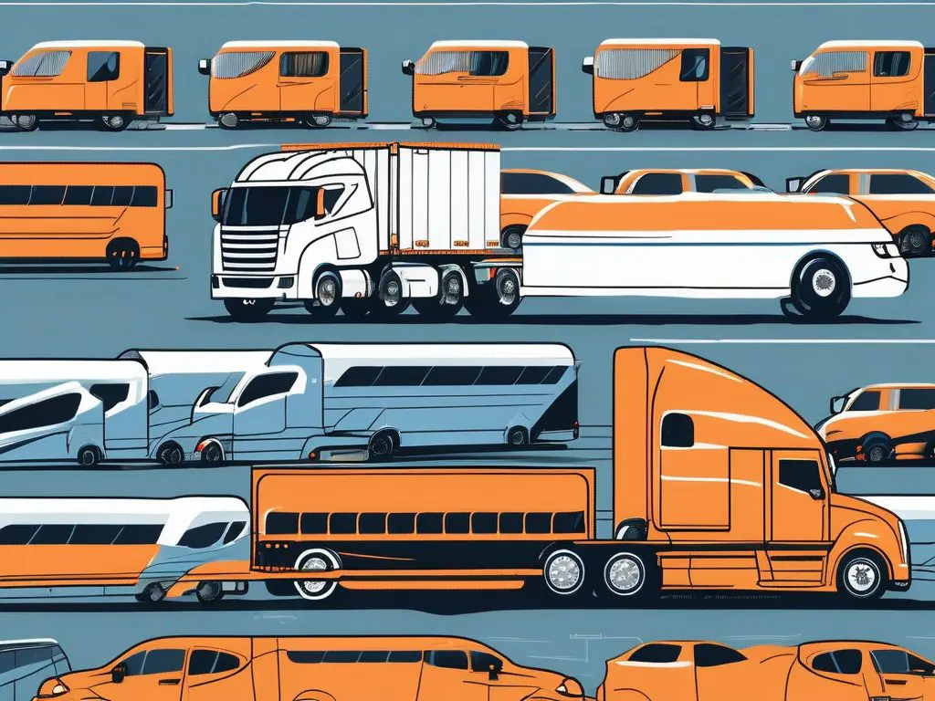 Comparing Auto Transport Companies: Key Factors to Consider 2 A split-screen comparison of two different auto transport trucks