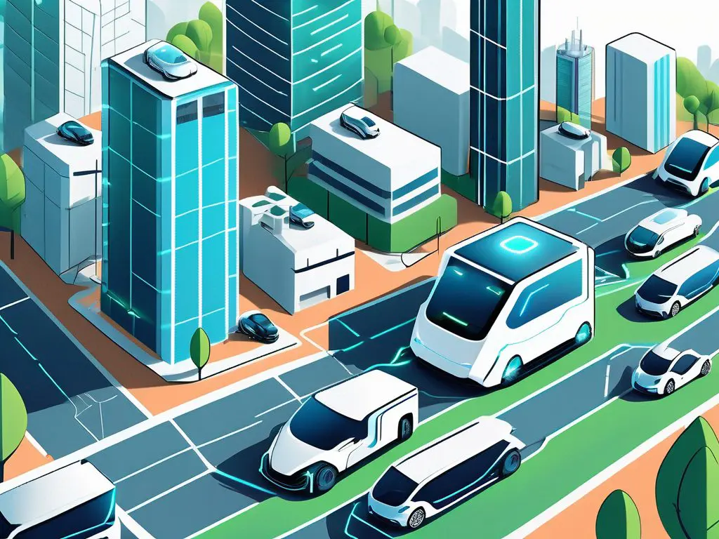 The Future of Auto Transport: Trends and Technology 2 An advanced auto transport system featuring autonomous vehicles