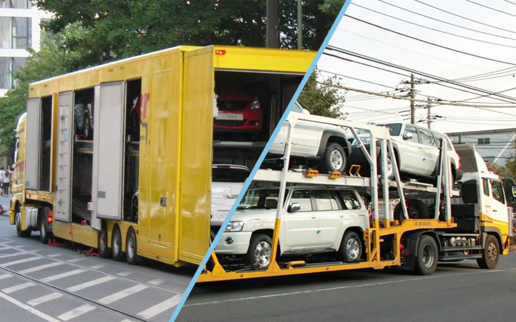 Minnesota Auto Transport by Long Distance Towing 2 Open vs. Enclosed Car Transport Services in Minnesota