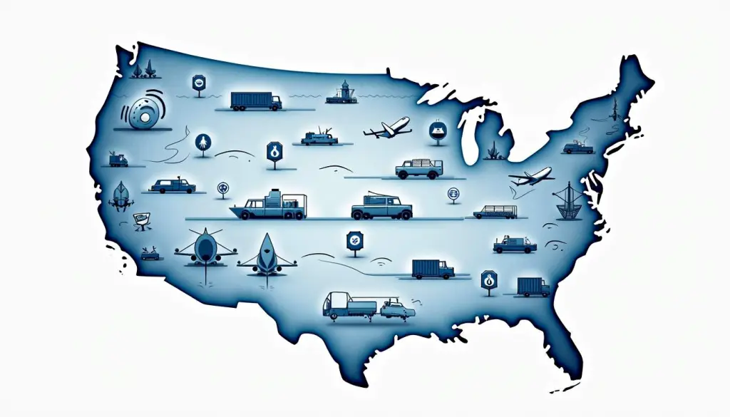 Cost to Ship Car to Florida: A Comprehensive Guide 2 A detailed map of the united states highlighting florida